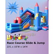 inflatable bouncer with slide